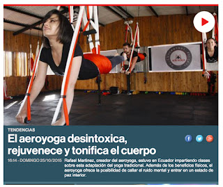 METODO AEROYOGA YOGA AEREO AIR AERO QUITO ECUADOR