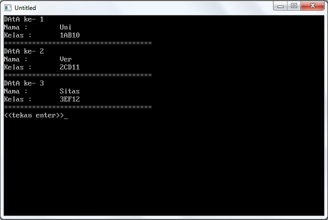 Program QBASIC Menu Sederhana untuk Menginput Data Mahasiswa (Laporan Akhir Lab. TI Dasar) Program QBASIC Menu Sederhana untuk Menginput Data Mahasiswa (Laporan Akhir Lab. TI Dasar)