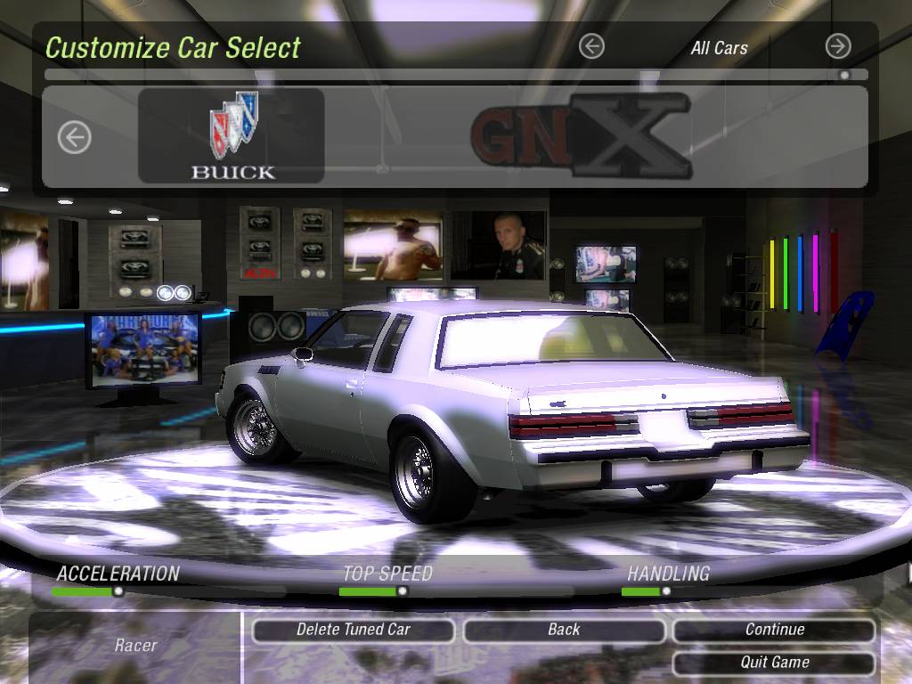 NFS Underground 2 mods: Buick Regal GNX 1987