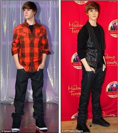Bieber waxworks were unveiled bieber waxwork. Bieber waxworks were unveiled