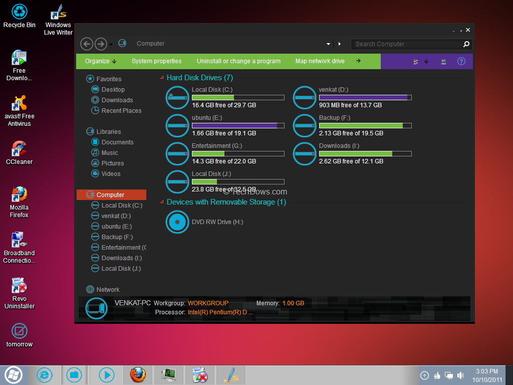 Ubuntu Skin Pack For Windows 7 64 Bit Free Download