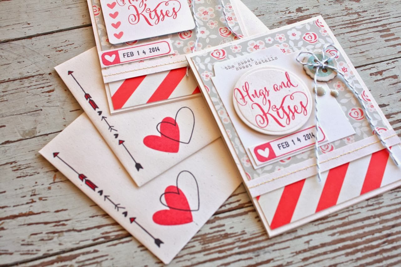 Mish Mash: Valentine's Cards using Gossamer Blue February Kits...1280 x 853