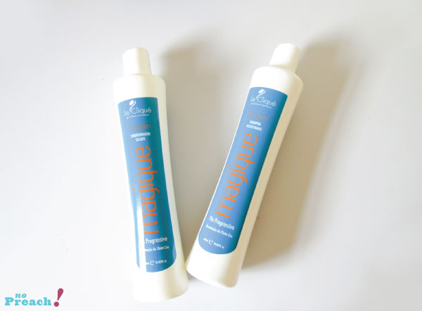 Shampoo e condicionador selantes da linha Magique de Argan da Le Cliqué. Shampoo e condicionador selantes da linha Magique de Argan da Le Cliqué.