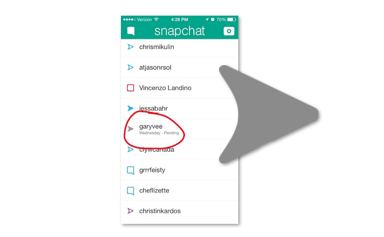 What Does A Gray Arrow Mean On Snapchat?