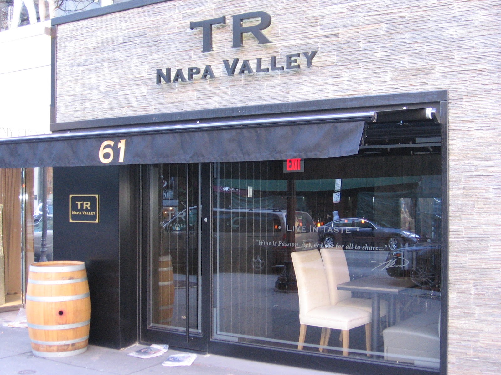 The Chicago Real Estate Local Always time for wine TR Napa Valley in