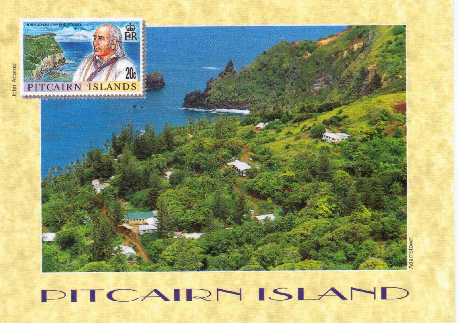 Terence's collections Postcard from Pitcairn Islands
