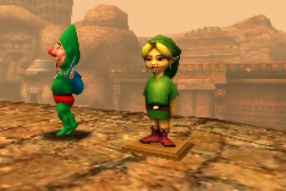 Ben Drowned Majora's Mask 3D Ben Drowned and Tingle in The Legend of Zelda: Majora's Mask 3D