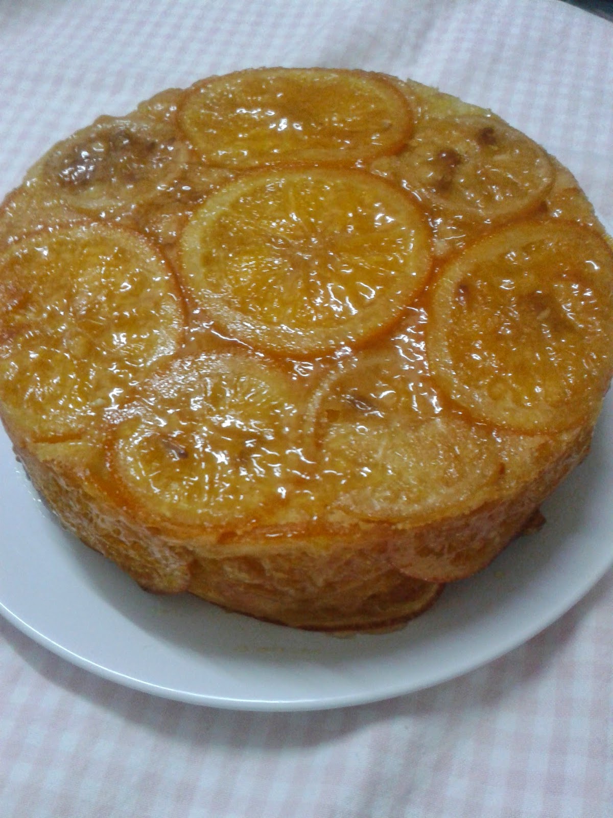 Marmalade Polenta Cake