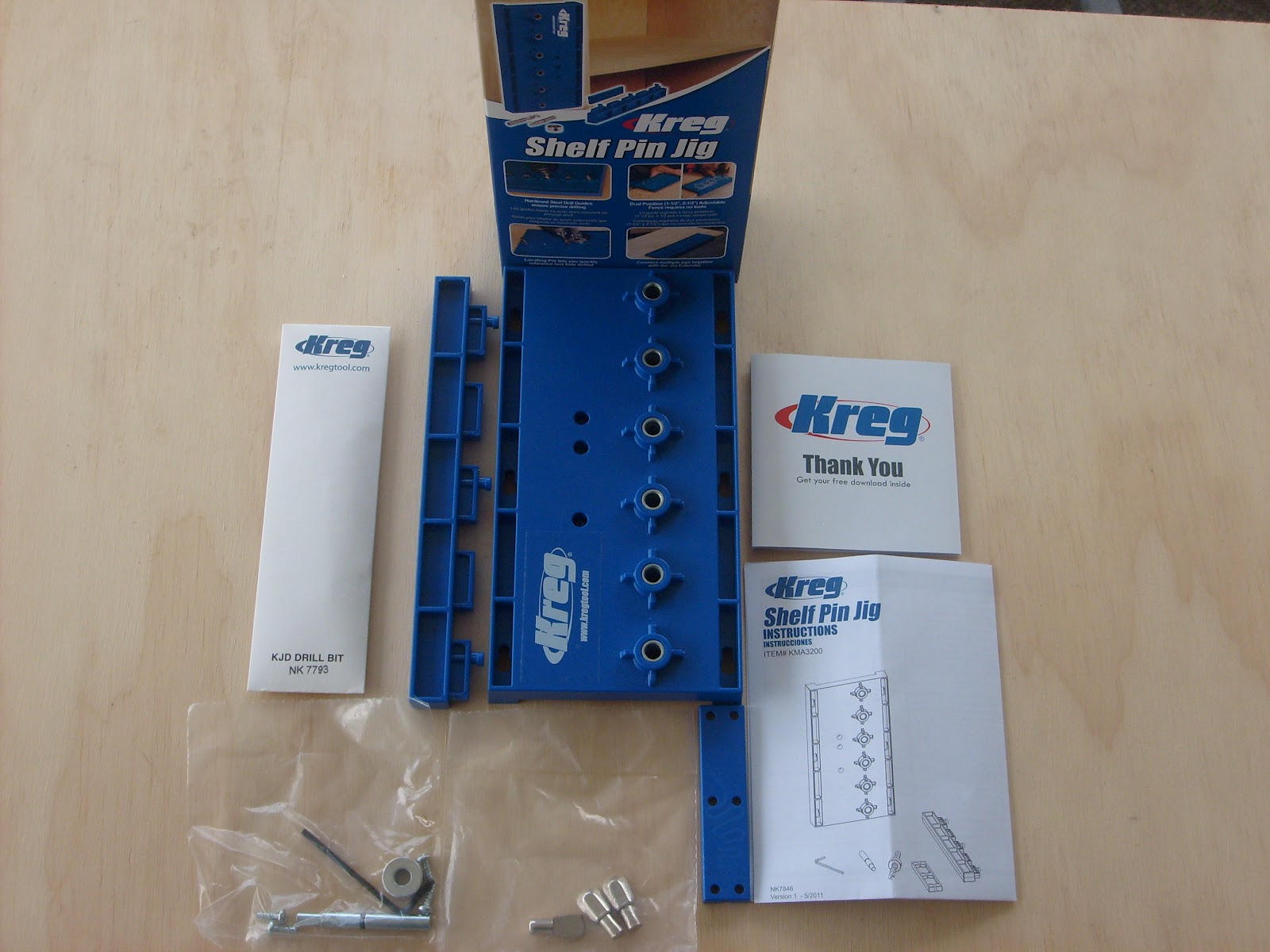 Aaron's The Shelf pin Jig from Kreg Tool