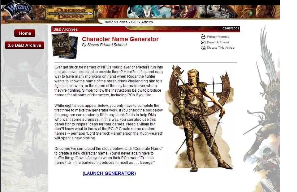 Featured image of post Fantasy Name Generator Dnd - Get inspired by thousands of names for all races and create your own memorable dnd names.