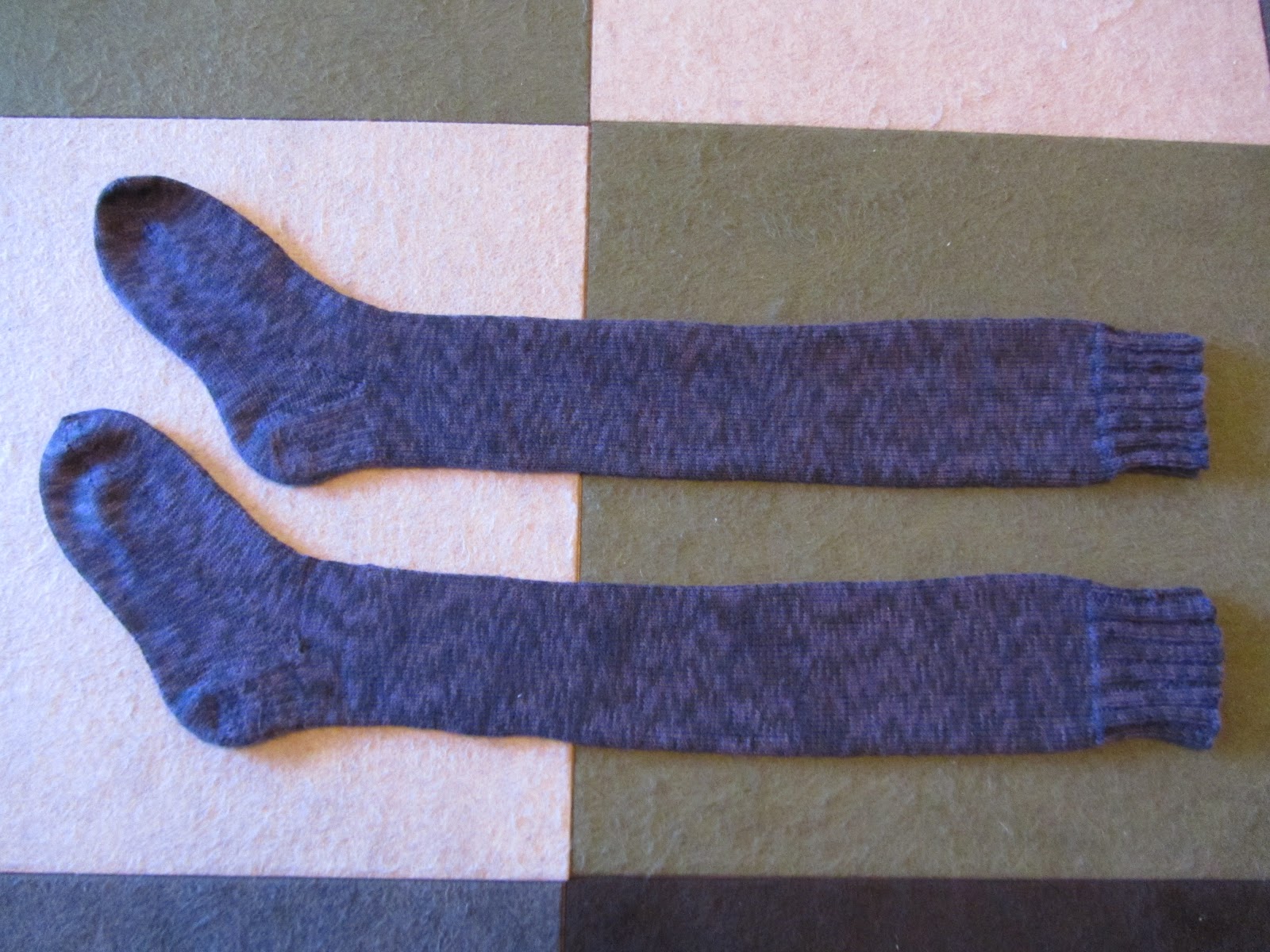 the unencumbered woman The World's Longest Sock, and the Grooviest Bag