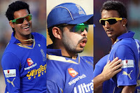 Sreesanth, Ankit Chavan and Ajit Chandila Sreesanth, Ankit Chavan and Ajit Chandila