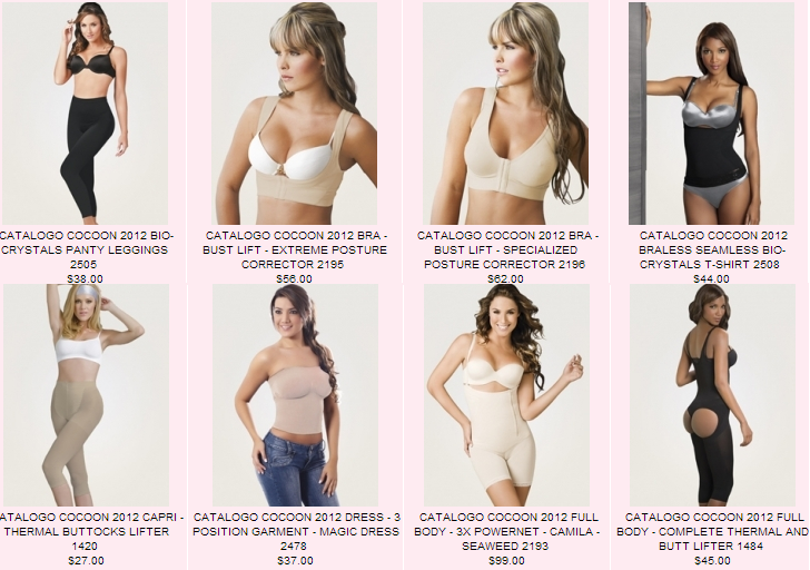 catalogo de ropa interior femenina