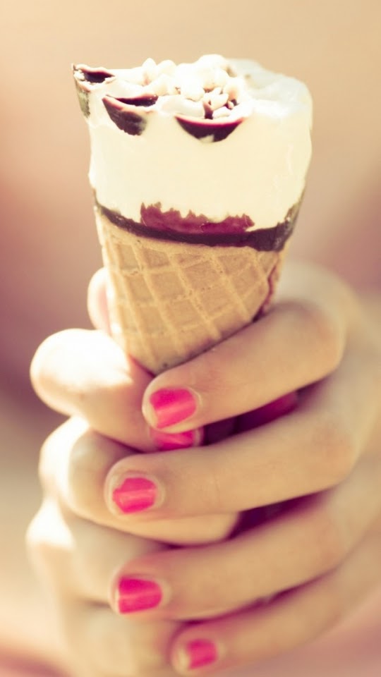 Ice Cream Girl Hands Nails  Android Best Wallpaper
