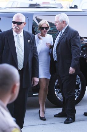 Lindsay Lohan White Dress In Court. Lindsay Lohan White Dress for