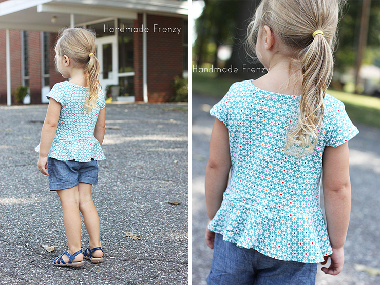 Pretty In Peplum Dress and Top - Pattern by Sew Much Ado