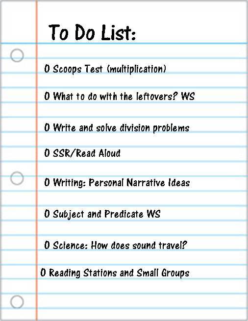 The Teaching Thief Beginning with the End in Mind Class To Do List