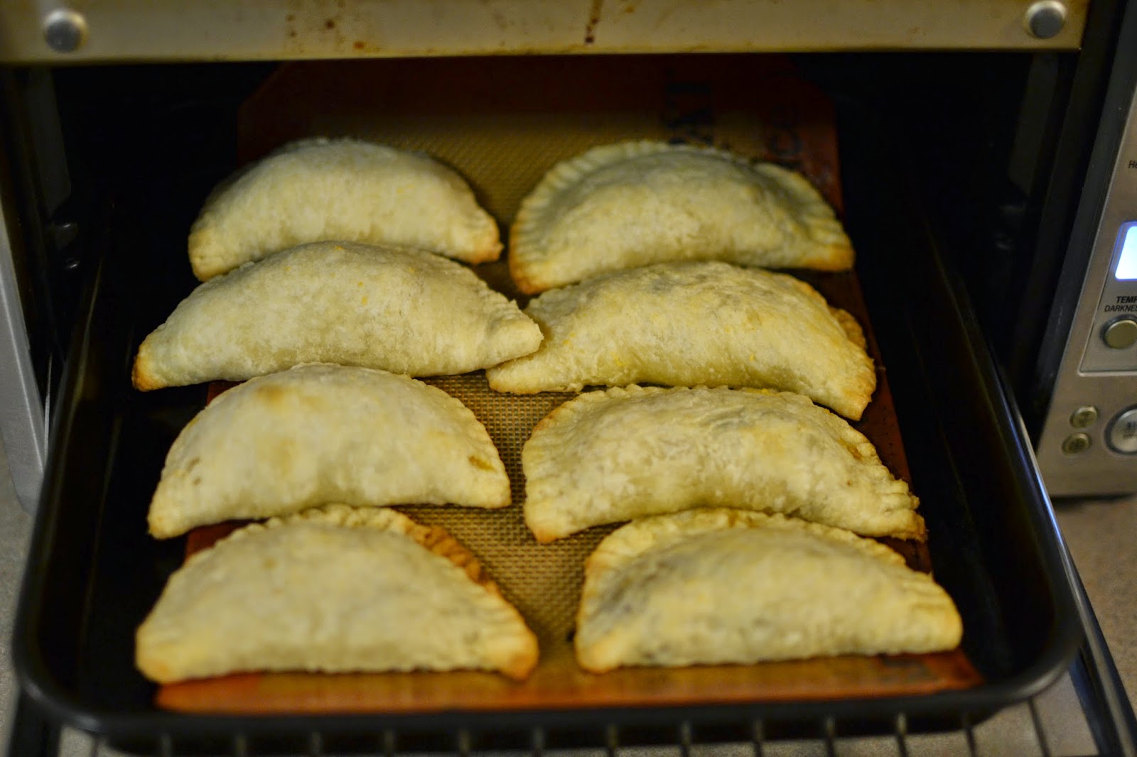the eibls Black Bean Empanadas and Spanish Rice