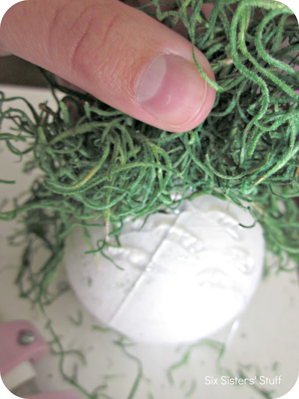 DIY Pottery Barn Inspired Decorative Balls Six Sisters' Stuff