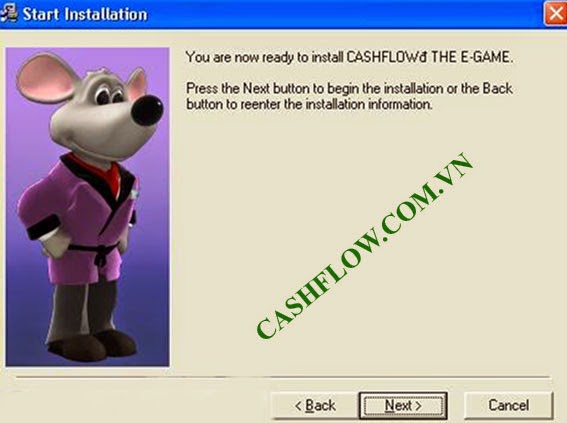 Cài đặt game cashflow 101 - bước 6