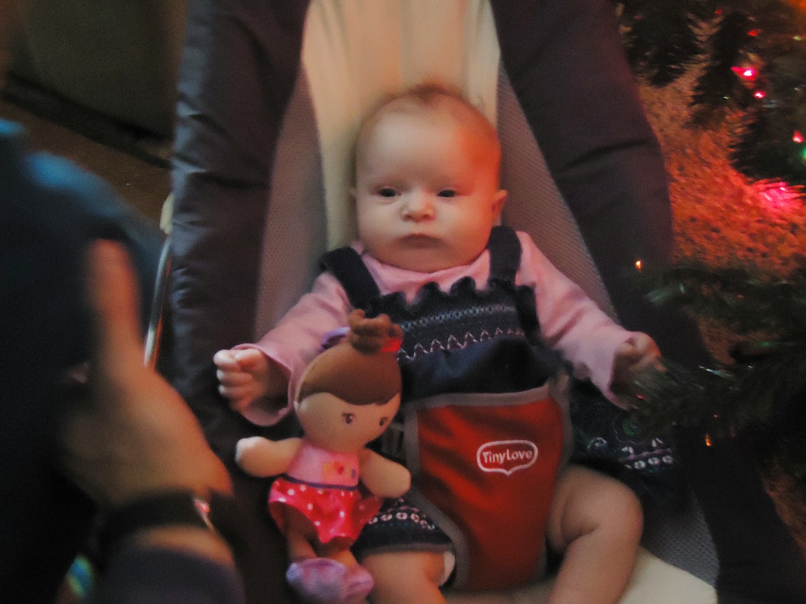 tiny love take along bouncer