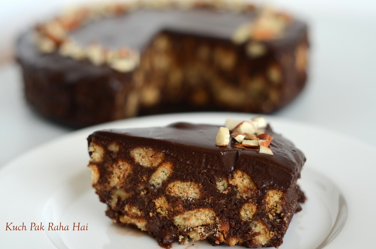 Kuch Pak Raha Hai No Bake Chocolate Biscuit Cake