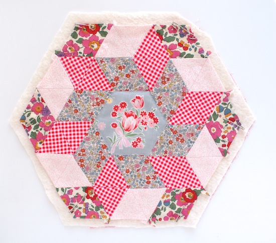 English paper piecing finishing