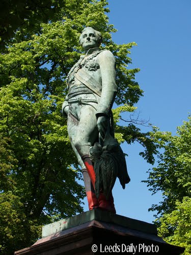 Picture of statue of Wellington on Woodhouse moor, Leeds Leeds Statue Wellington