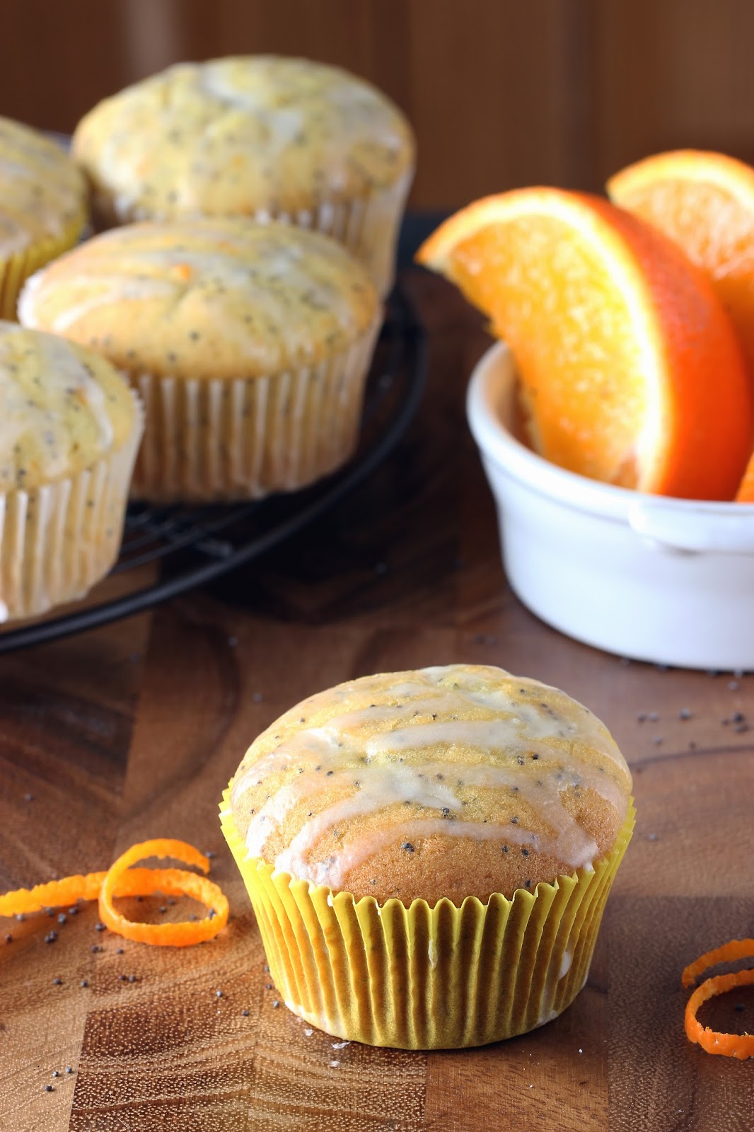 Orange Poppy Seed Muffins Cooking on the Front Burner