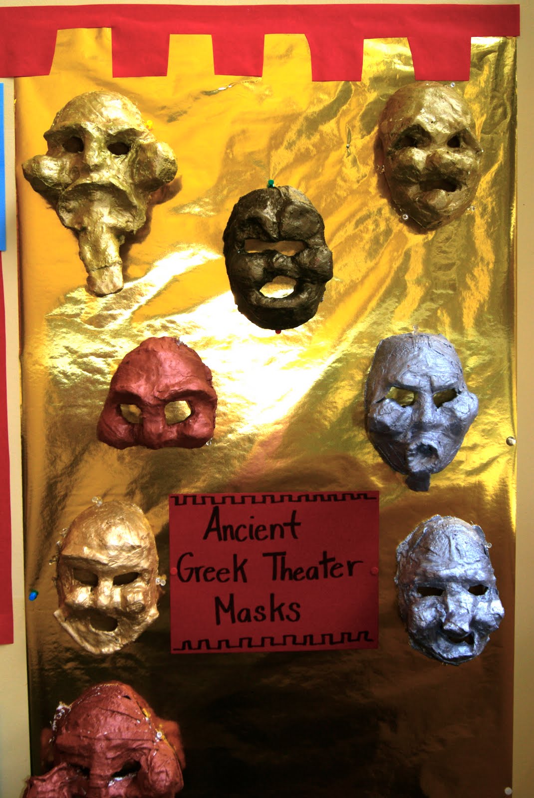 Ancient Greek Theater Masks