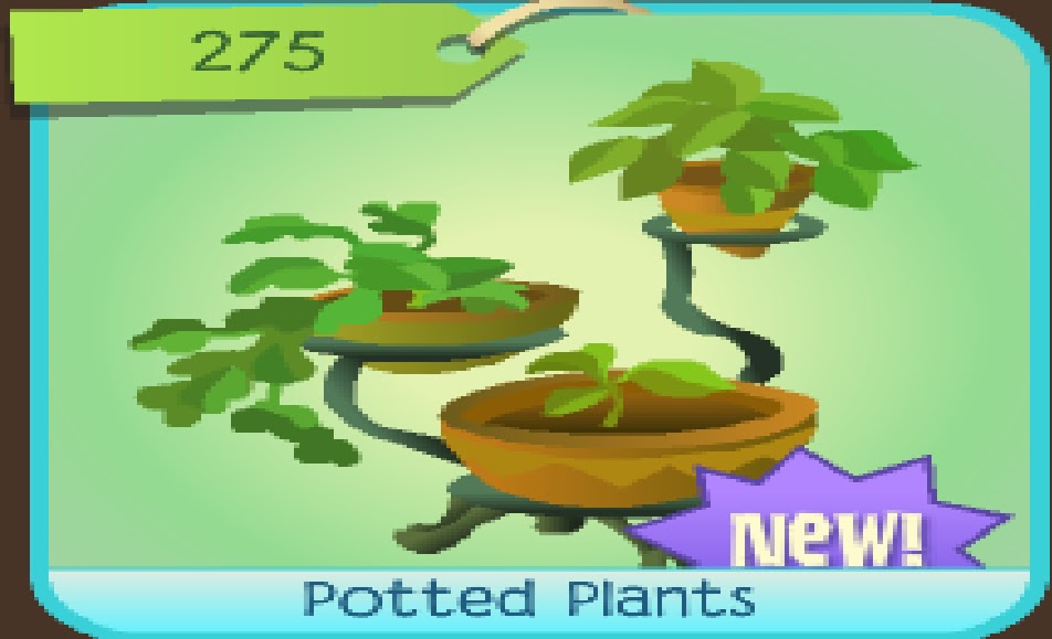 Animal Jam Pawz New Today Potted Plant!