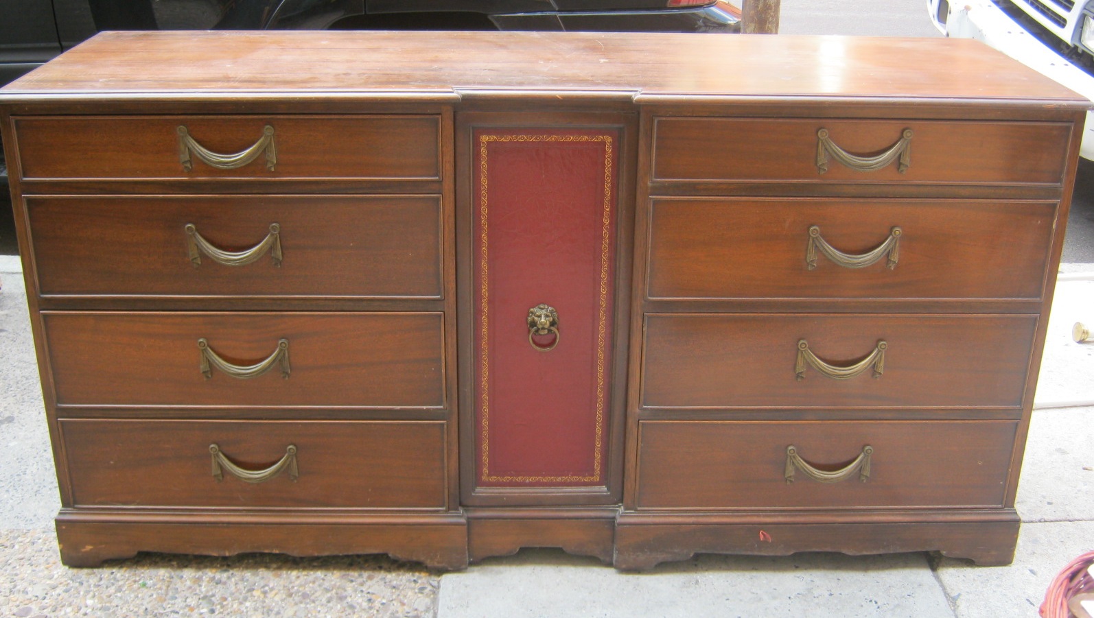 Uhuru Furniture & Collectibles 1940's Mahogany Dresser SOLD