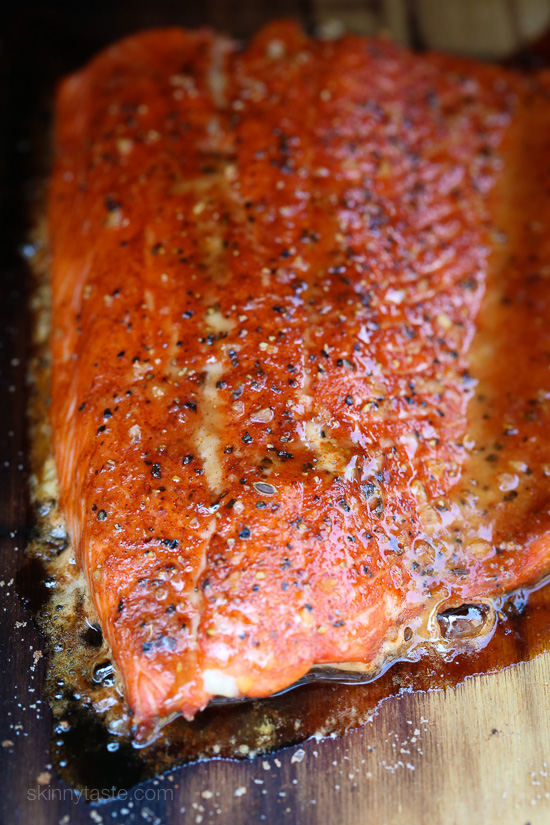 Cedar Plank Spice-Rubbed Salmon Cedar Plank Spice-Rubbed Salmon – topped with brown sugar and spices