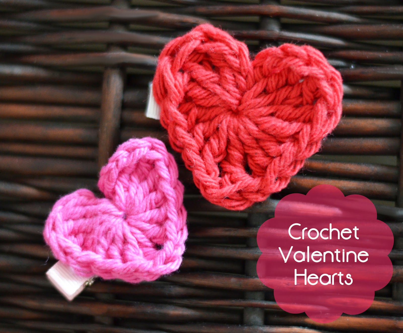 Valentine's Day Crochet Heart - The Stitchin Mommy