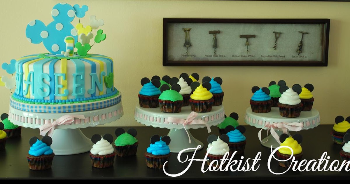 Cakes by Hotkist: Mickey Mouse Theme Cake and Cupcakes