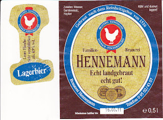 Brauerei Hennemann/Sambach: Lagerbier (Nr. 45)