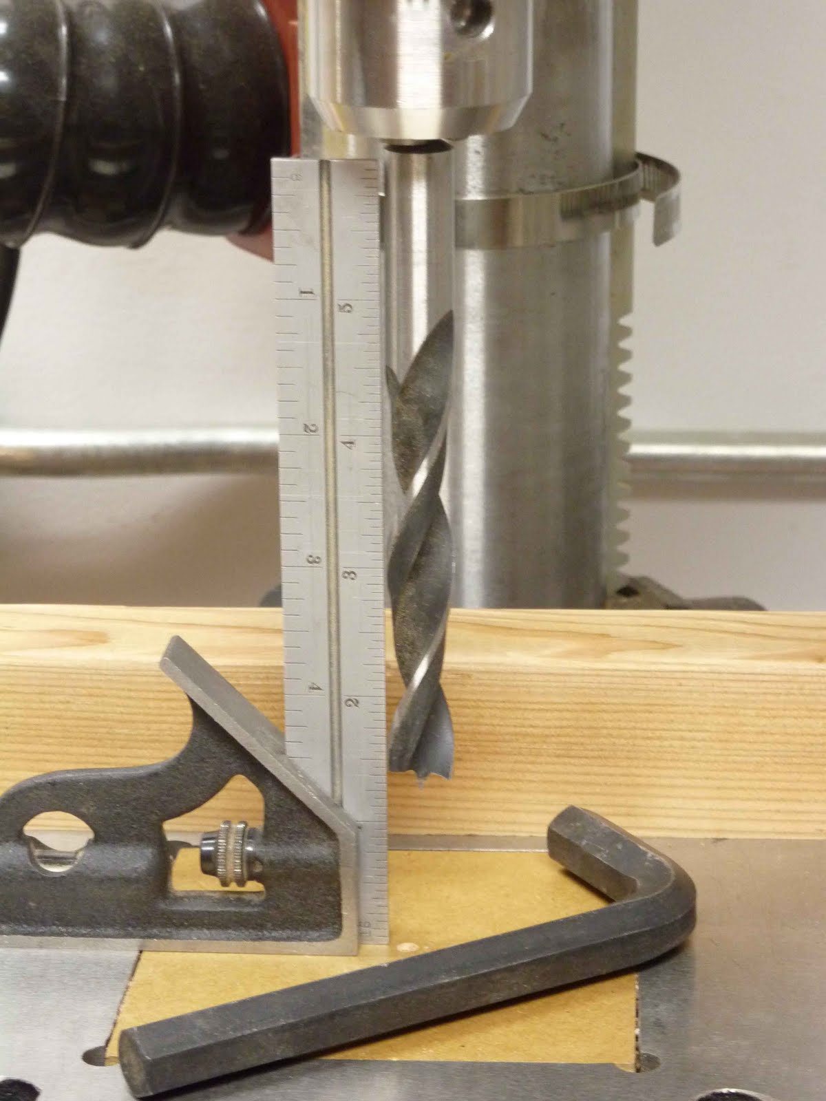 Scroll Saw Bowls Drill press alignment