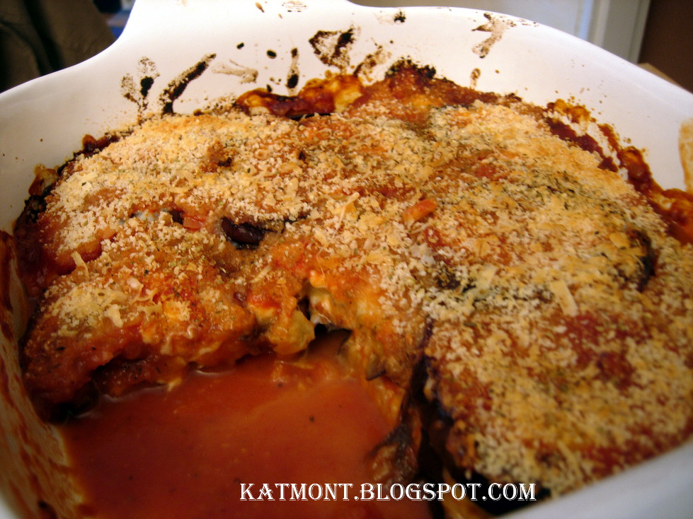 Ajustando as velas Berinjela à Parmigiana do Jamie Oliver