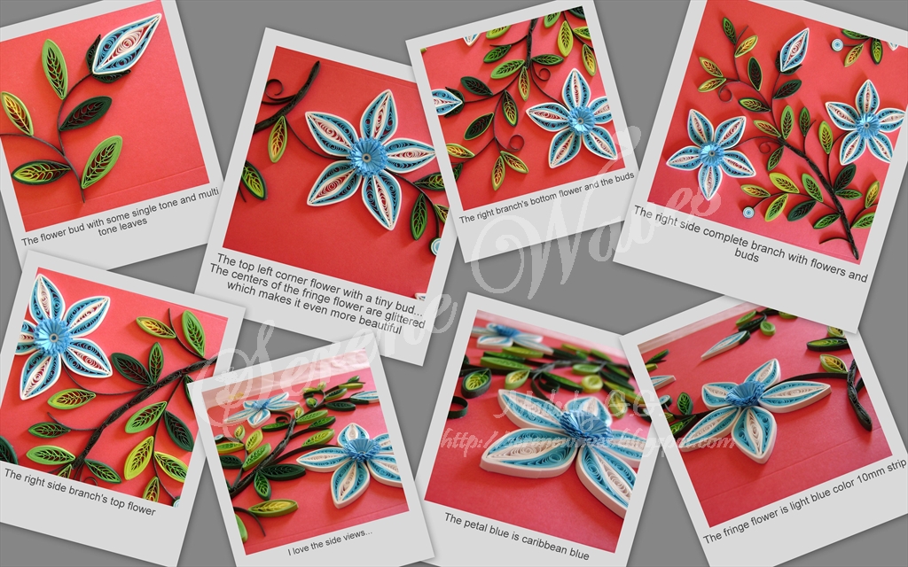 Serene Waves My First Quilled Frame Design