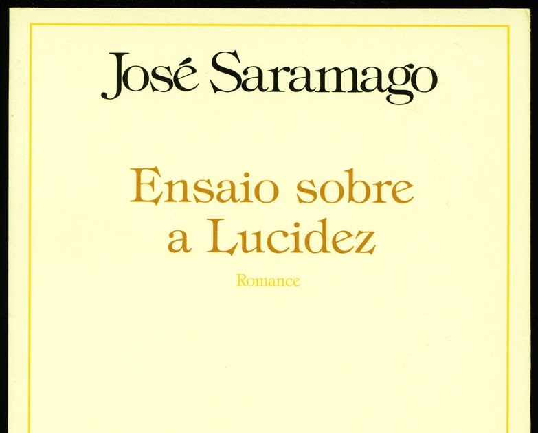 Ensaio sobre a lucidez pdf