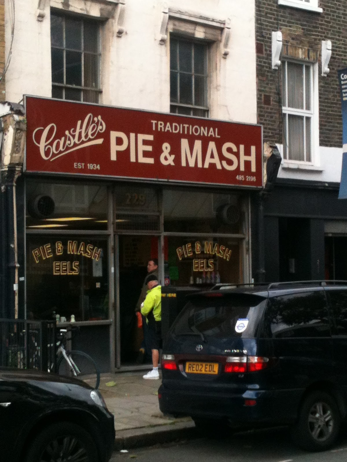 On the Road Again!! Pie and Mash Castle's, Camden