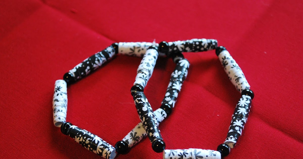paper bead bracelets paper bead bracelets