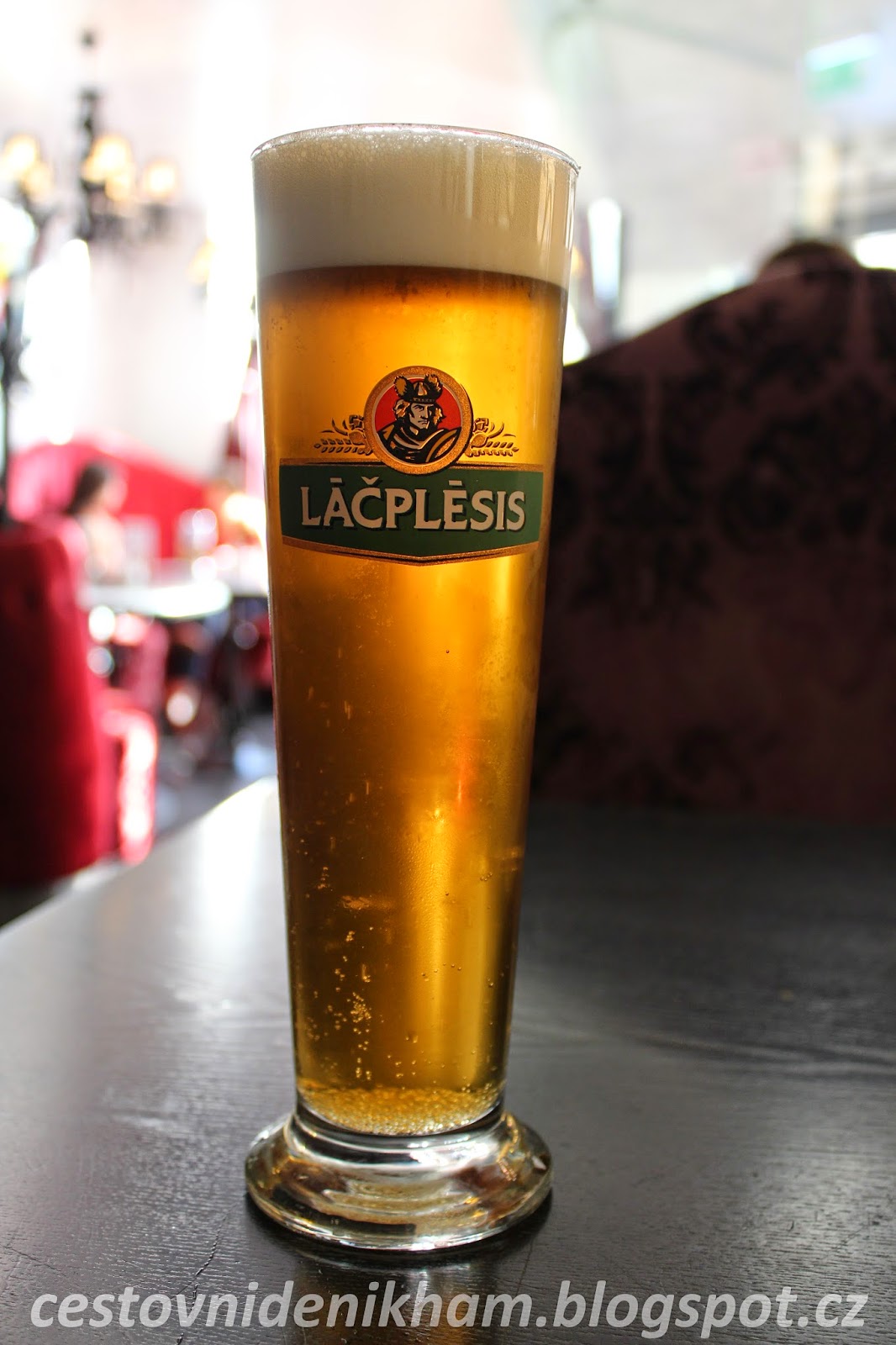 místní pivo Láčplésis local beer Láplésis