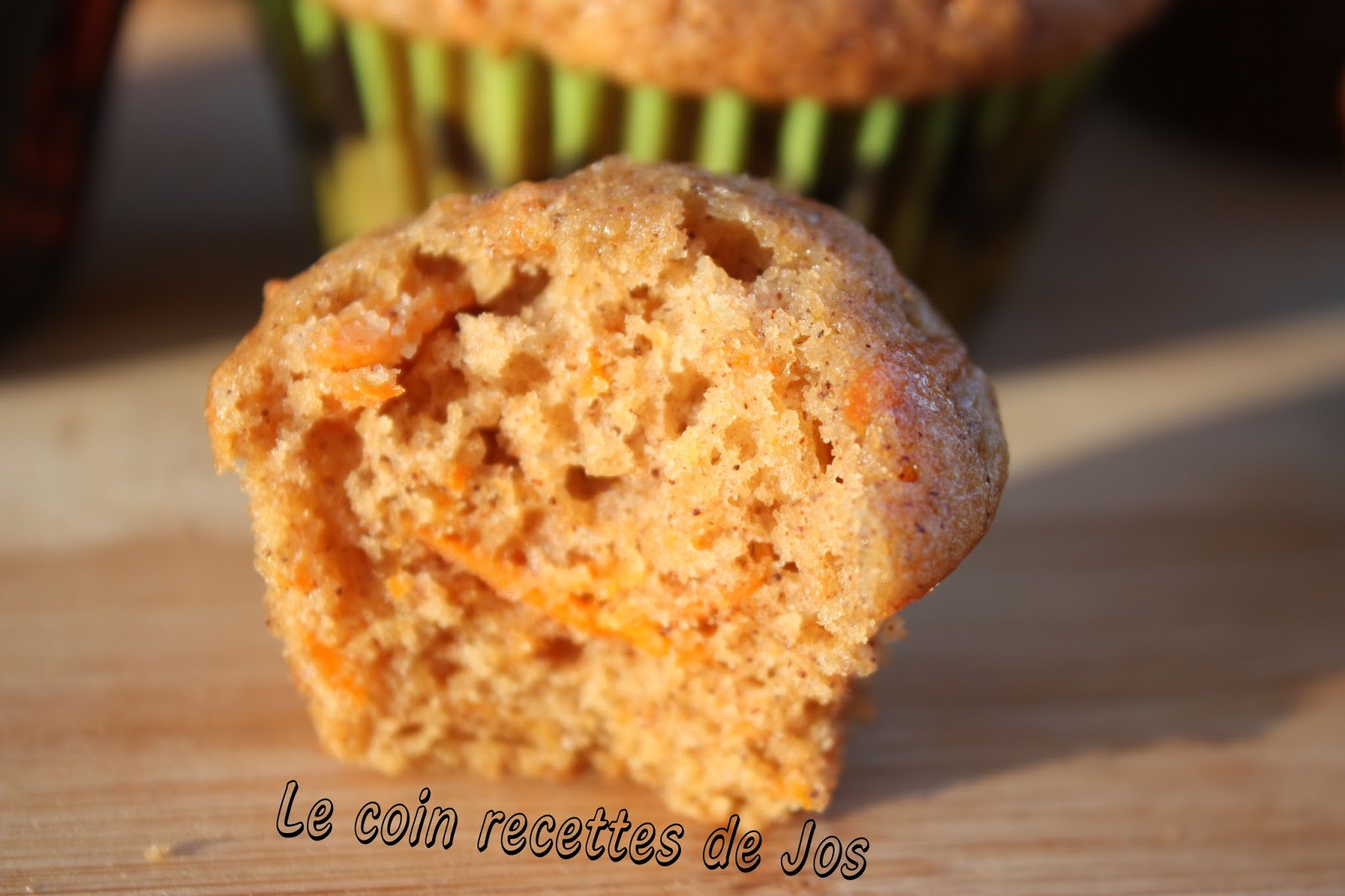 Le coin recettes de Jos MUFFINS AUX CAROTTES ET À L'ÉRABLE