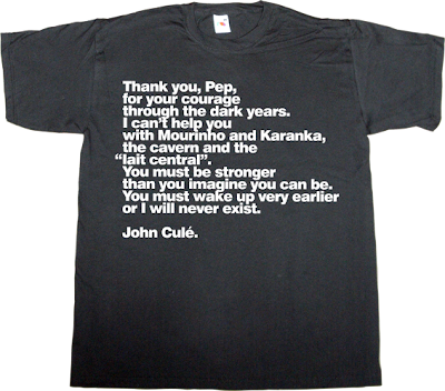 Pep Guardiola José Mourinho karanka fc Barcelona terminator movie john connor t-shirt ephemeral-t-shirts