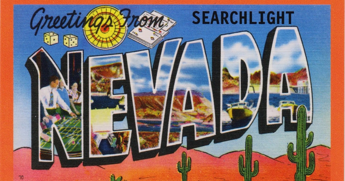 One Postcard a Day Greeting from Searchlight, Nevada