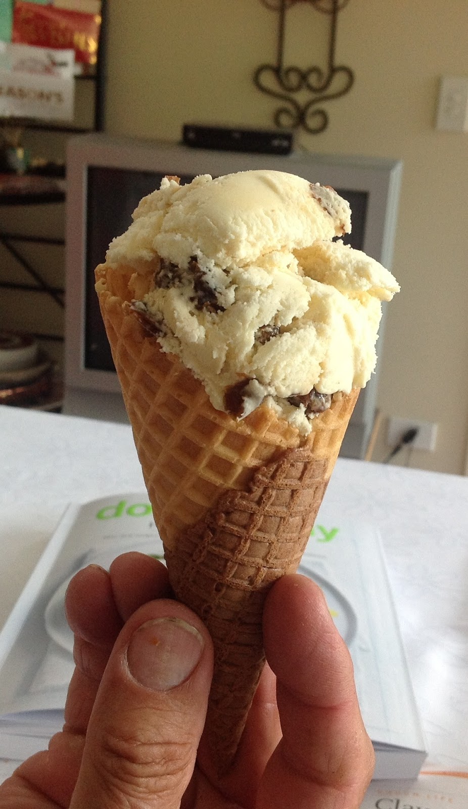 Chook woman Rum and Raisin Ice Cream