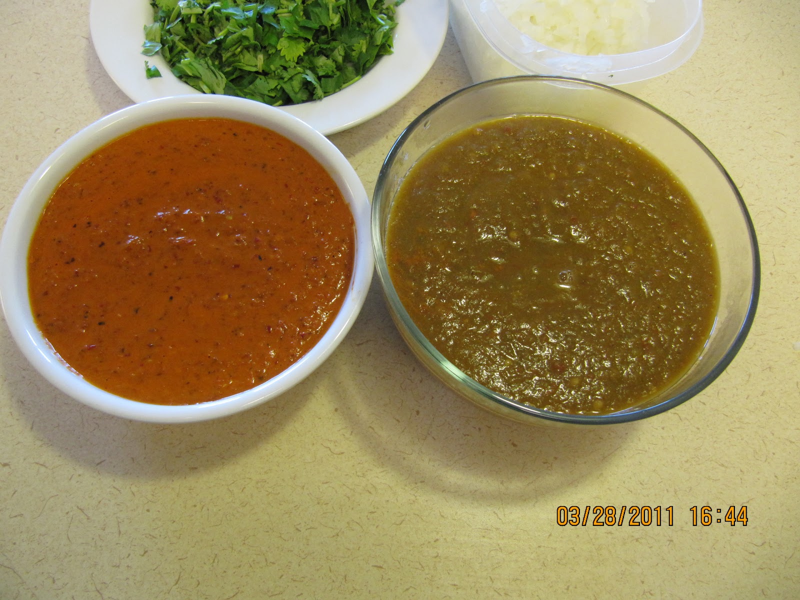 Cocinando entre Amigas ♥ ♠ RECETA DE SALSAS PARA TACOS♠ ♥