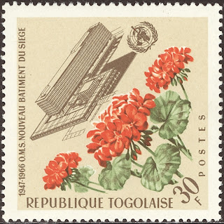 1966 Republique Togolaise - Pelargonium Zonale