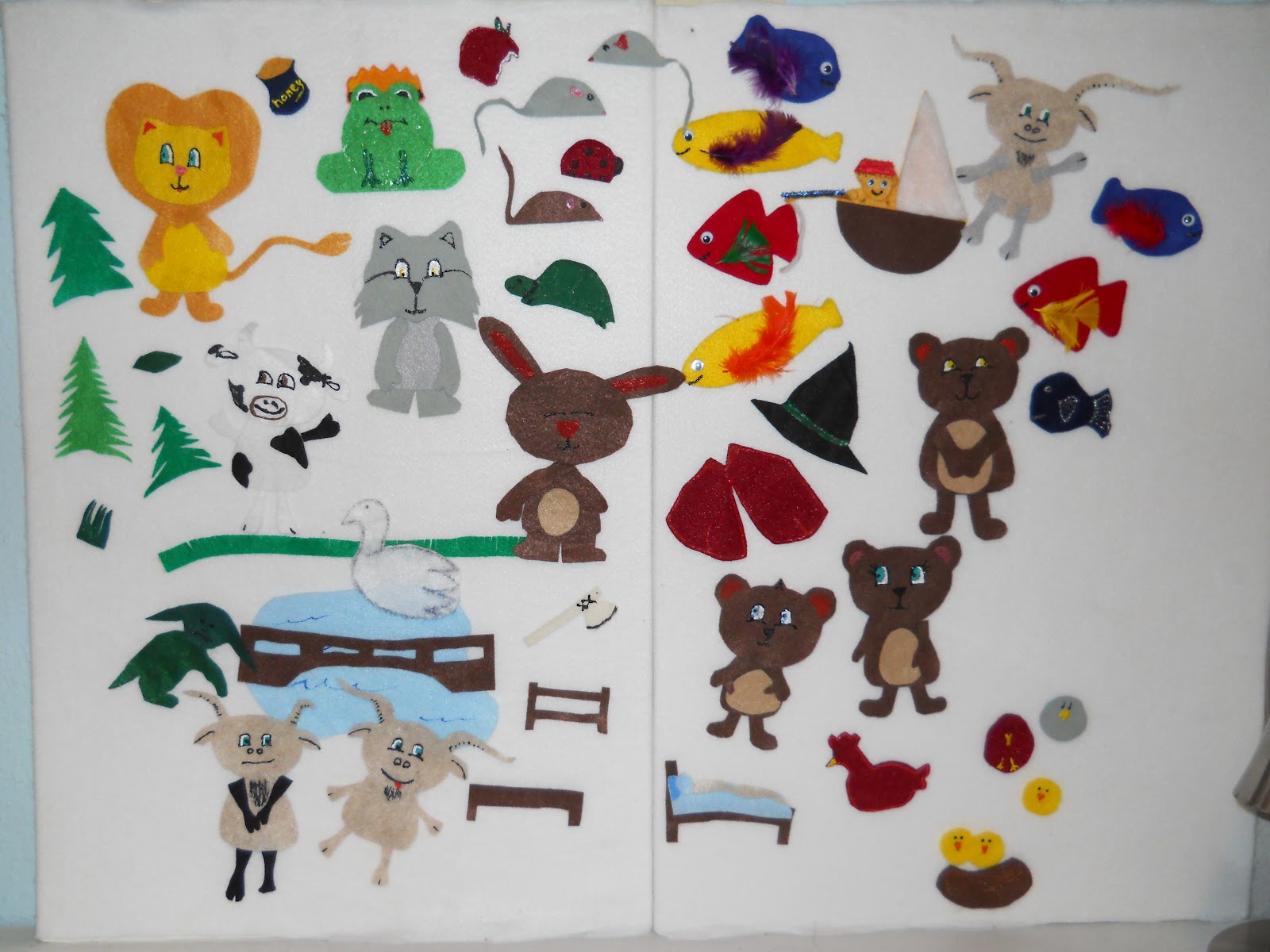 A Pinch of Everything Making Your Own Felt Board Characters